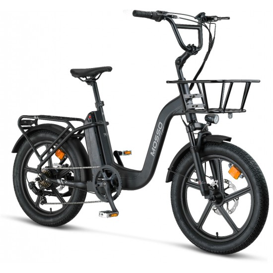 Mosso Riviera Elektrikli Bisiklet - 13Ah - 350W - Siyah