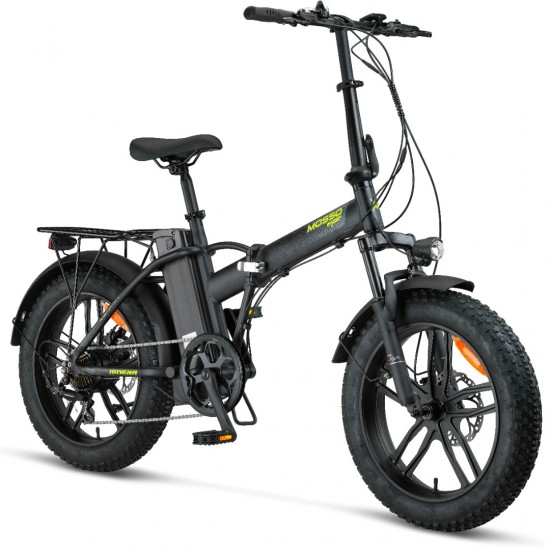 Mosso Ignera Hidrolik Fren Elektrikli Bisiklet 36V 13Ah 350W Fat Bike Siyah 