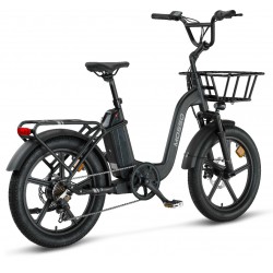 Mosso Riviera Elektrikli Bisiklet - 13Ah - 350W - Siyah