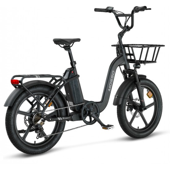 Mosso Riviera Elektrikli Bisiklet - 13Ah - 350W - Siyah