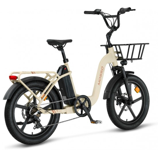 Mosso Riviera Elektrikli Bisiklet - 13Ah - 350W - Krem