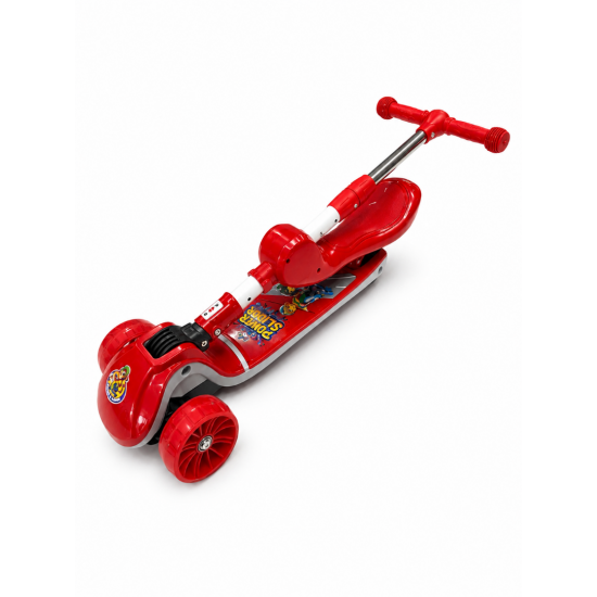 Aliş Oturaklı | Işıklı | Katlanır 50 KG Kapasiteli Çocuk Scooter