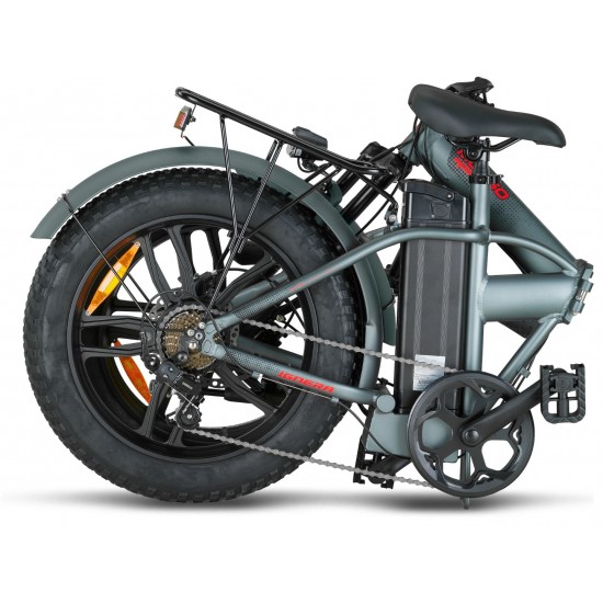 Mosso Ignera Hidrolik Fren Elektrikli Bisiklet 36V 13Ah 350W Fat Bike Antrasit