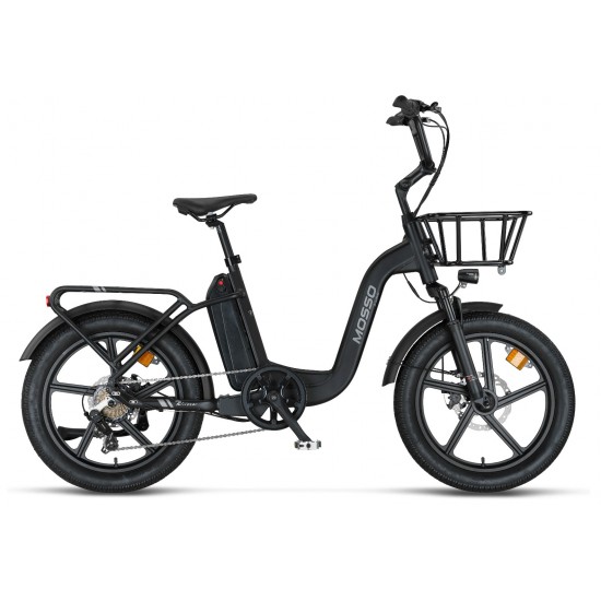 Mosso Riviera Elektrikli Bisiklet - 13Ah - 350W - Siyah