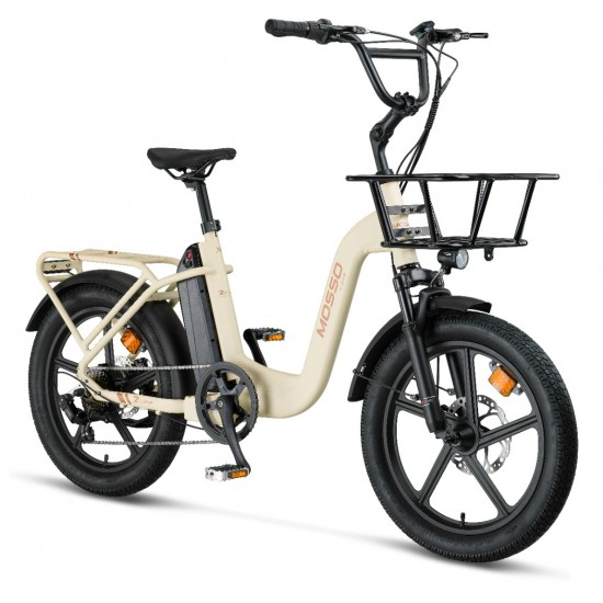 Mosso Riviera Elektrikli Bisiklet - 13Ah - 350W - Krem