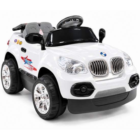 Aliş 605K TX5 Sport 12V 12Ah Uzaktan Kumandalı Akülü Araba 50 KG Kapasiteli 2-7 Yaş Beyaz