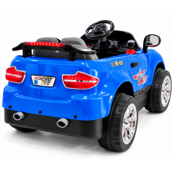 Aliş 605K TX5 Sport 12V 12Ah Uzaktan Kumandalı Akülü Araba 50 KG Kapasiteli 2-7 Yaş Mavi