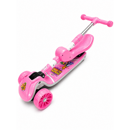 Aliş Oturaklı | Işıklı | Katlanır 50 KG Kapasiteli Çocuk Scooter