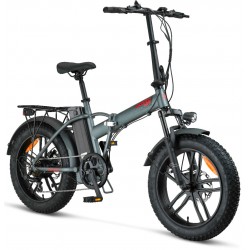 Mosso Ignera Hidrolik Fren Elektrikli Bisiklet 36V 13Ah 350W Fat Bike Antrasit